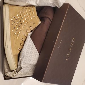 RARE GUCCI SNEAKERS NAPPA MOREA SOFTY TEK SIZE 7